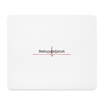 Rettungsdienst Notfallsanitäter Notarzt Sanitäter - Mousepad (Querformat) - Weiß - Vorne