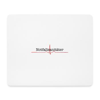 Rettungsdienst Notfallsanitäter Sanitäter Geschenk - Mousepad (Querformat) - Weiß - Vorne