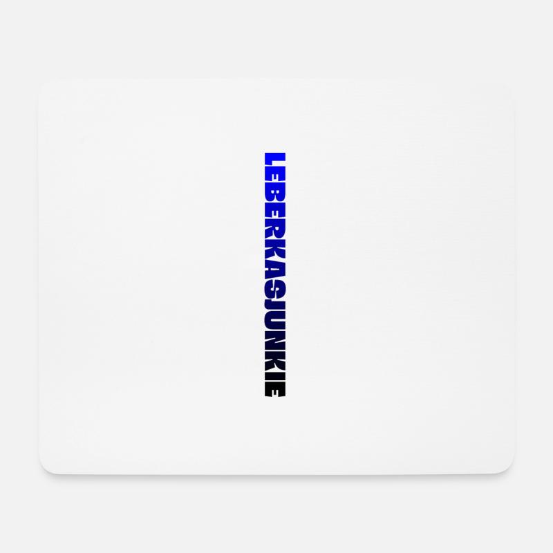 Bayern Leberkäse Leberkäsjunkie - Mousepad (Querformat) - Weiß