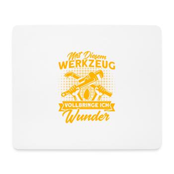 Sanitär Klempner Anlagenmechaniker Geschenk - Mousepad (Querformat) - Weiß - Vorne