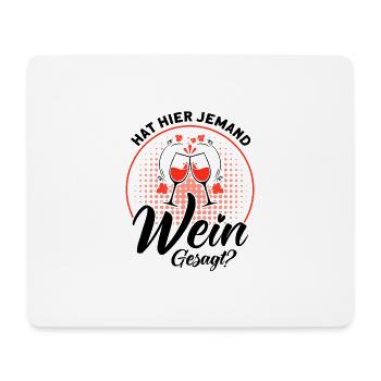 Wein Weinliebhaber Weintrinker Weinfest Geschenk - Mousepad (Querformat) - Weiß - Vorne