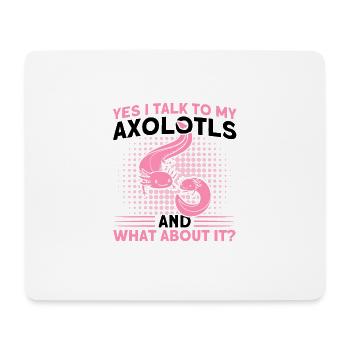 Axolotl Axolotl Owner Axolotl Amphibian Gift - Mouse Pad (horizontal) - white - Front