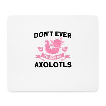 Axolotl Axolotl Owner Axolotl Amphibian Gift - Mouse Pad (horizontal) - white - Front