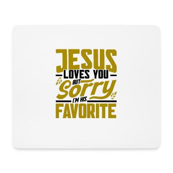 Jesus Bible Christian Religious Church Gift - Mouse Pad (horizontal) - white - Front
