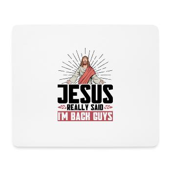 Jesus Bible Christian Religious Church Gift - Mouse Pad (horizontal) - white - Front