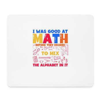 Math Mathematics Science Math Gift - Mouse Pad (horizontal) - white - Front
