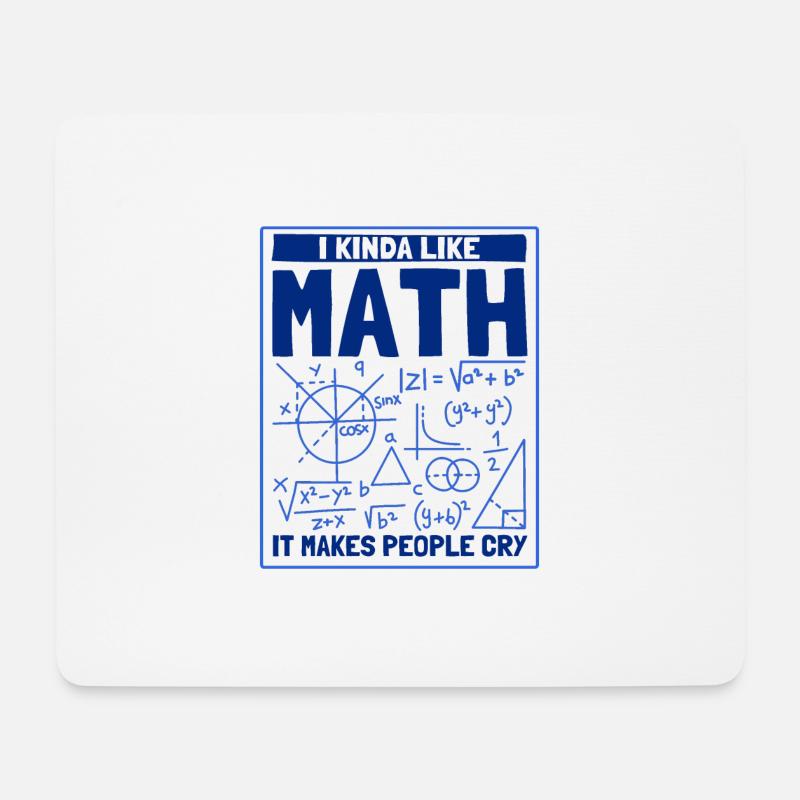Mathe Mathematik Wissenschaft Mathe Geschenk - Mousepad (Querformat) - Weiß