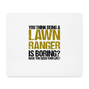 Hobby Gardener Lawn Lawn Mower Gift - Mouse Pad (horizontal) - white - Front