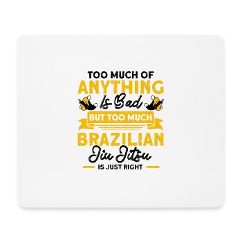 Kampfsportarten Brasilianisches Jiu Jitsu Geschenk - Mousepad (Querformat) - Weiß - Vorne