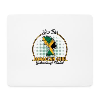 Jamaika Jamaikanische Flagge Geschenk - Mousepad (Querformat) - Weiß - Vorne