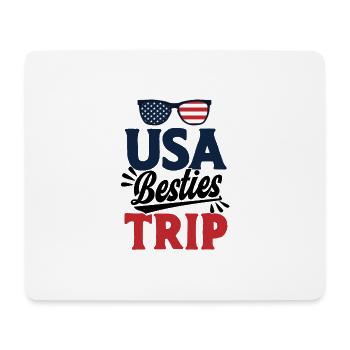 Besties Trip Holiday Trip Holiday Gift - Mouse Pad (horizontal) - white - Front
