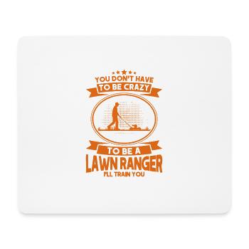 Hobby Gardener Lawn Lawn Mower Gift - Mouse Pad (horizontal) - white - Front