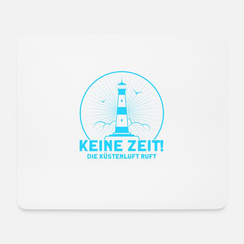 Norddeutsch Norden Nordsee Zitate Heimat Geschenk - Mousepad (Querformat) - Weiß