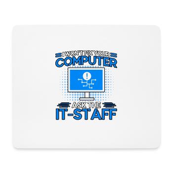 Spezialist für Netzwerksicherheit Geschenk - Mousepad (Querformat) - Weiß - Vorne