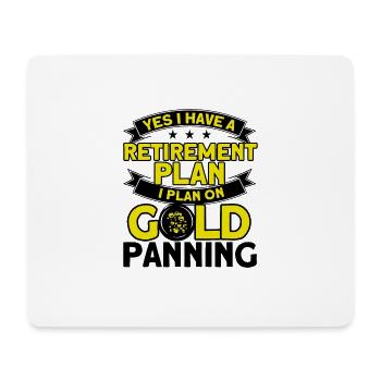 Gold Panner Gold Miner Gold Digger Gift - Mouse Pad (horizontal) - white - Front