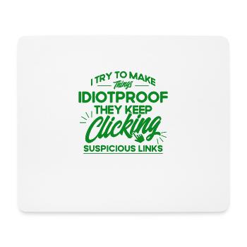 Spezialist für Netzwerksicherheit Geschenk - Mousepad (Querformat) - Weiß - Vorne