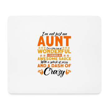 Tanten Tante Schwester Tanten Familie Geschenk - Mousepad (Querformat) - Weiß - Vorne