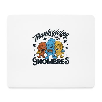 Thanksgiving Funny Gnomes Costume Autumn - Mouse Pad (horizontal) - white - Front