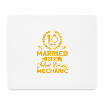 Rose Wedding 10 Years Marriage Gift - Mouse Pad (horizontal) - white - Front