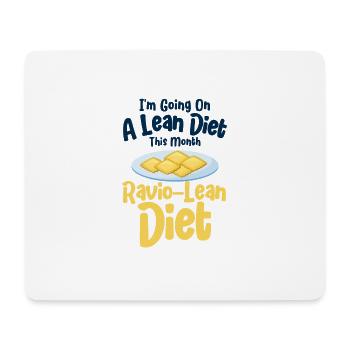 Noodles Noodle Lover Ravioli Gift - Mouse Pad (horizontal) - white - Front