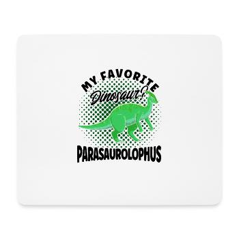 Parasaurolophus Dinosaur Lover Gift - Mouse Pad (horizontal) - white - Front
