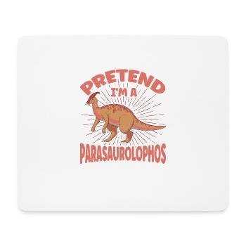 Parasaurolophus Dinosaur Lover Gift - Mouse Pad (horizontal) - white - Front
