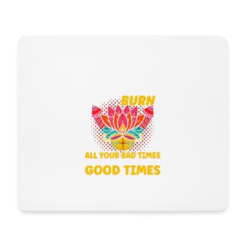 Diwali Hindus Sikh Fest der Lichter Geschenk - Mousepad (Querformat) - Weiß - Vorne