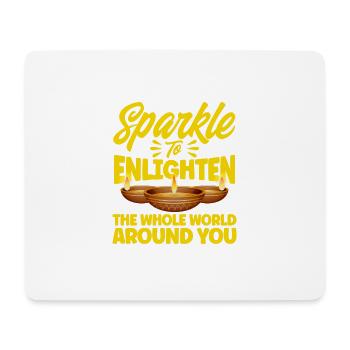 Diwali Hindus Sikh Fest der Lichter Geschenk - Mousepad (Querformat) - Weiß - Vorne