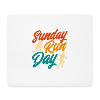 Jogging Runner Half Marathon Gift - Mouse Pad (horizontal) - white - Front