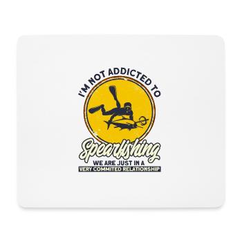 Speerfischer Sehr engagierte Speer Beziehung - Mousepad (Querformat) - Weiß - Vorne