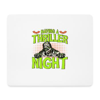 Horreur Halloween Thriller Nuit Maman Creepy - Tapis de souris (format paysage) - blanc - Devant