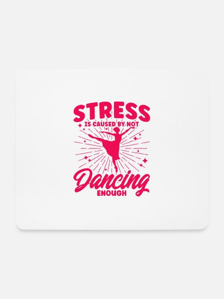 Ballerina Ballett tanzen Ballett Tanz Geschenk - Mousepad (Querformat) - Weiß