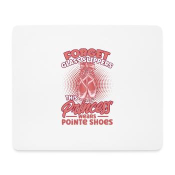 Ballerina Ballett Mädchen Ballett Tänzerin - Mousepad (Querformat) - Weiß - Vorne