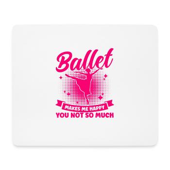 Ballerina Ballett Tänzerin Ballett Mädchen - Mousepad (Querformat) - Weiß - Vorne