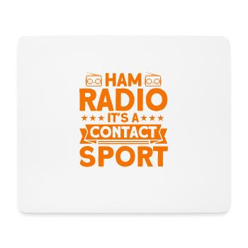 Amateurfunk Morsezeichen senden Amateurfunk Gesche - Mousepad (Querformat) - Weiß - Vorne