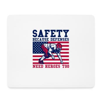 Football Game American Football Football Player - Mouse Pad (horizontal) - white - Front