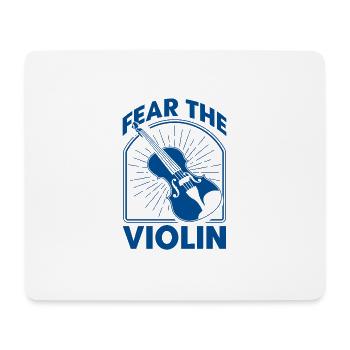Geige Geigenspieler Violinist Geschenk - Mousepad (Querformat) - Weiß - Vorne