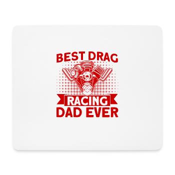 Drag Racing Car Car Racing Gift - Mouse Pad (horizontal) - white - Front