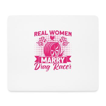 Racing Car Drag Racing Car Racing Gift - Mouse Pad (horizontal) - white - Front