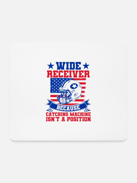 American Football Mannschaft Football Spiel Americ - Mousepad (Querformat) - Weiß