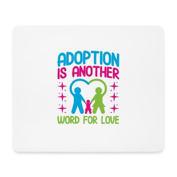 Adoptive parents Adoption of children Foster parents - Mouse Pad (horizontal) - white - Front
