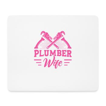 Klempnerei Gewerbetreibende Klempner Geschenk - Mousepad (Querformat) - Weiß - Vorne