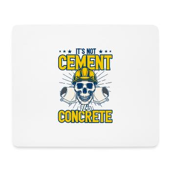 Construction workers Concrete builders Concrete mixer gift - Mouse Pad (horizontal) - white - Front