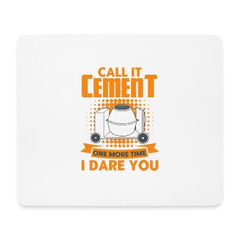 Reinforced concrete builders construction workers construction site gift - Mouse Pad (horizontal) - white - Front