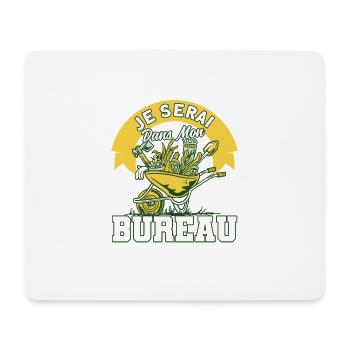Schrebergarten Garten Gartenarbeit Geschenk - Mousepad (Querformat) - Weiß - Vorne