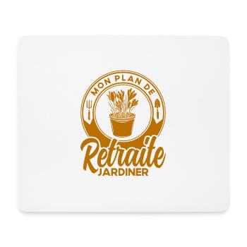 Gartenarbeit Gärtner Schrebergarten Geschenk - Mousepad (Querformat) - Weiß - Vorne