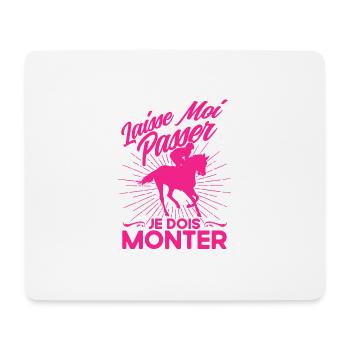 Rider Horses Riding Gift - Mouse Pad (horizontal) - white - Front