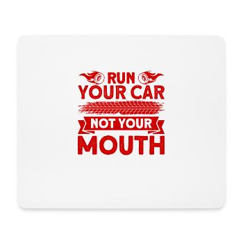 Drag Racing Drag Race Car Racing Gift - Mouse Pad (horizontal) - white - Front