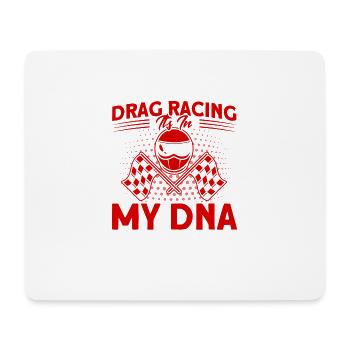 Drag Racer Drag Race Car Race Gift - Mouse Pad (horizontal) - white - Front