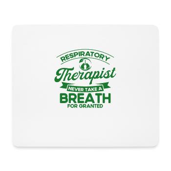 Respiratory Therapy Respiratory Therapist Intensive - Mouse Pad (horizontal) - white - Front